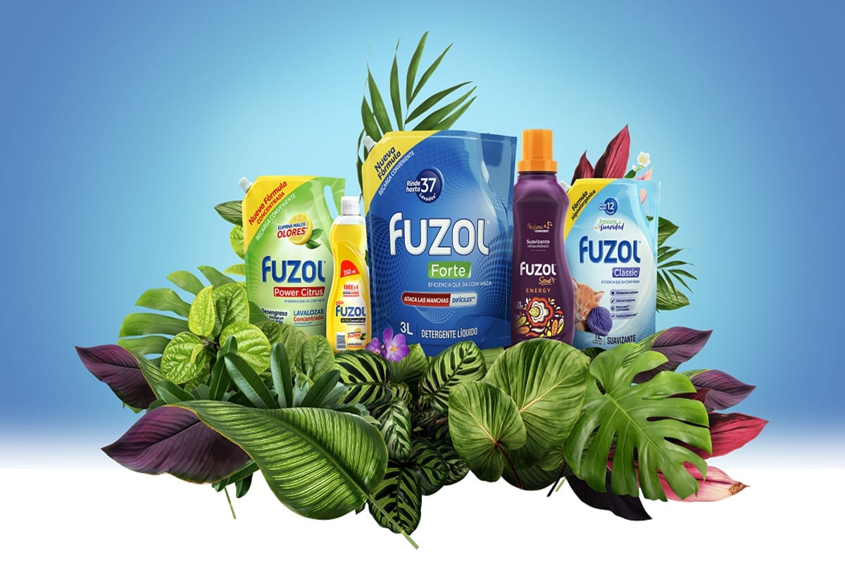 Fuzol pertenece a la categoría de detergentes, suavizantes y lavalozas. (Foto: Fuzol Chile)