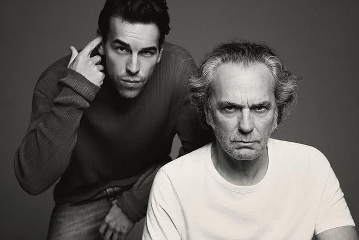 El reconocido actor al lado de Mario Casas, con quien también actuó en otras producciones (Foto: José Coronado / Instagram)