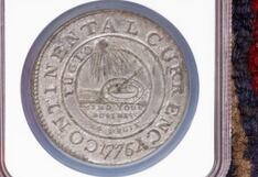 El dólar continental de 1776 que fue hallado en una lata de caramelos: solo hay 100 monedas en el mundo