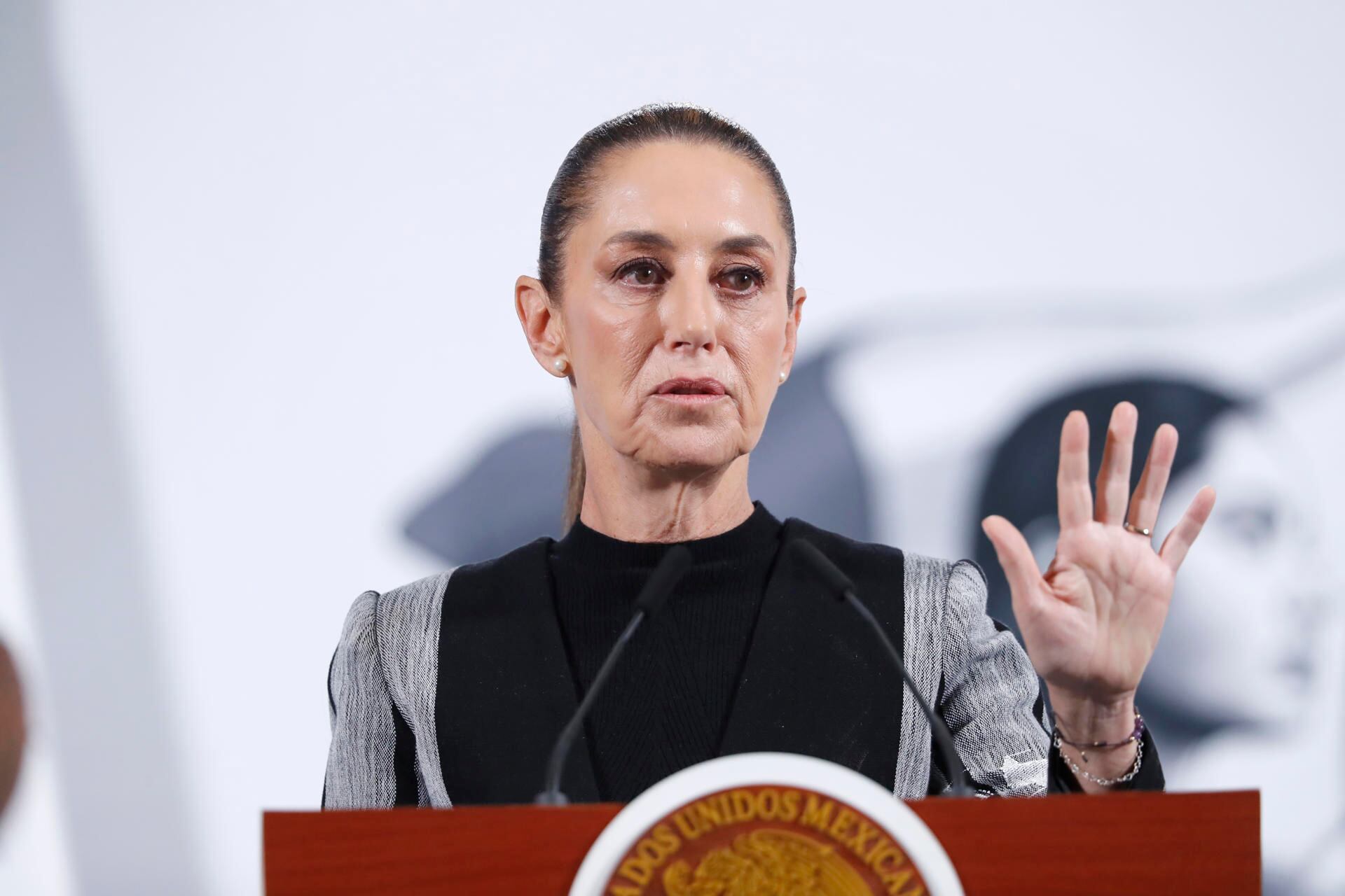 La presidenta de México, Claudia Sheinbaum. EFE/Mario Guzmán