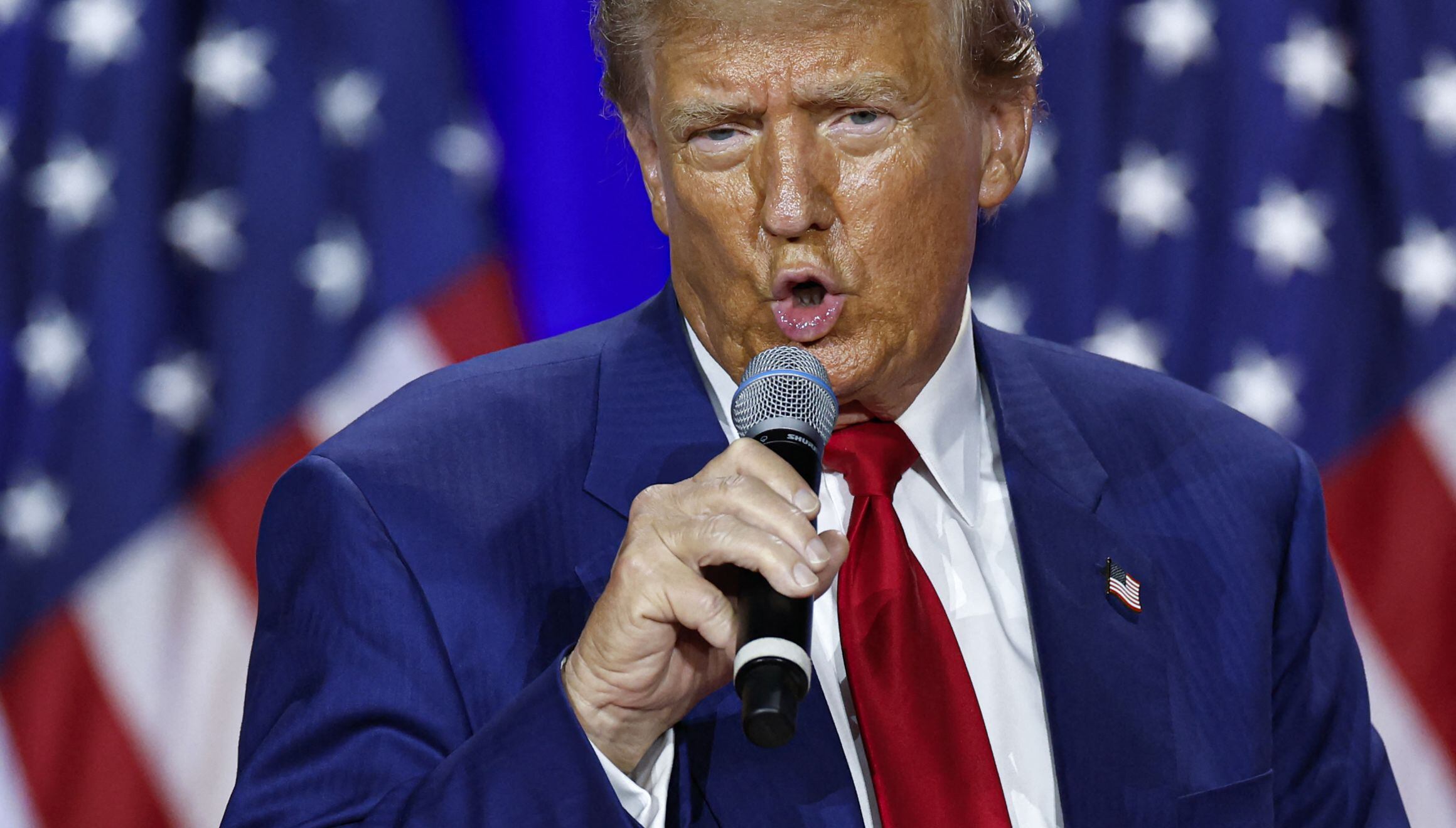 Donald Trump le dice no a un posible segundo debate presidencial con Harris (Foto: AFP)