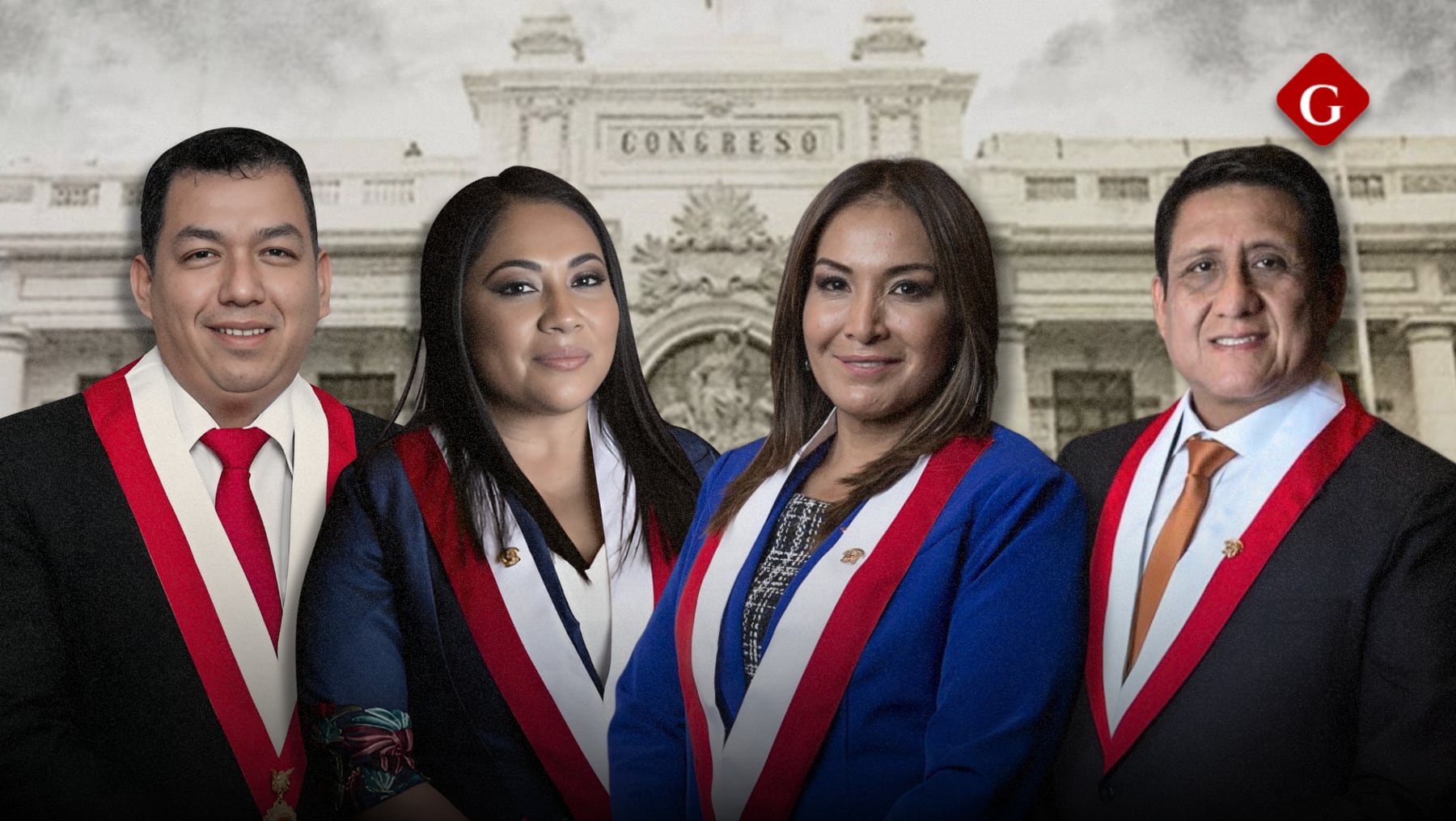 El Congreso tiene en agenda 25 denuncias constitucionales presentadas por la Fiscalía que involucran a 39 legisladores. Composición: Gestión.