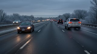 Conducir en épocas de frío en EE.UU. sería peligroso: qué es el ‘hielo negro’ y cómo prevenir accidentes