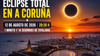 Horario y dónde ver el eclipse solar total del 12 de agosto en A Coruña