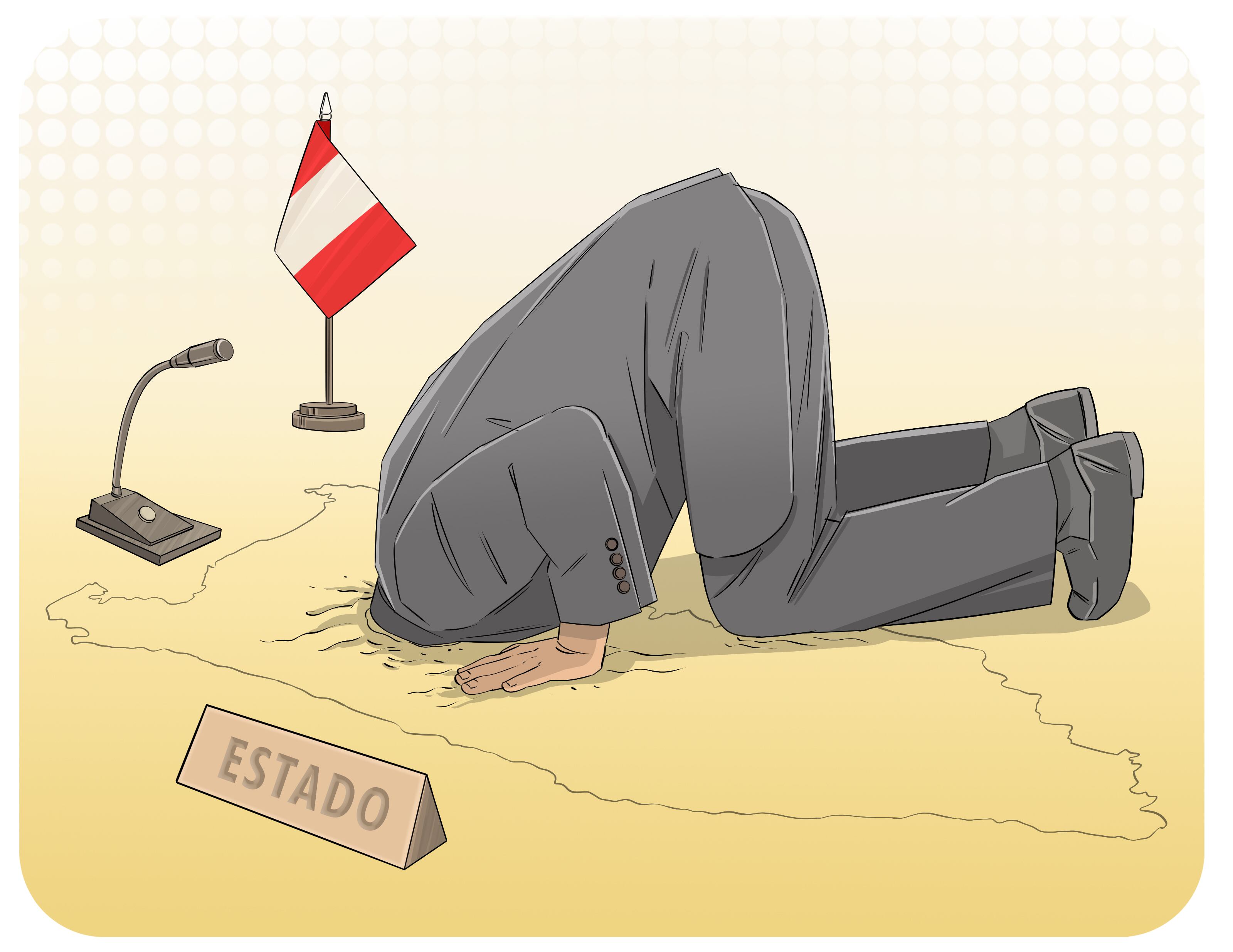 Si algo conecta la creciente ola de crimen y violencia con el escándalo de las firmas falsas, es que en ambos casos las instituciones encargadas de resguardar la ley no estuvieron a la altura. (Ilustración: Lavida)