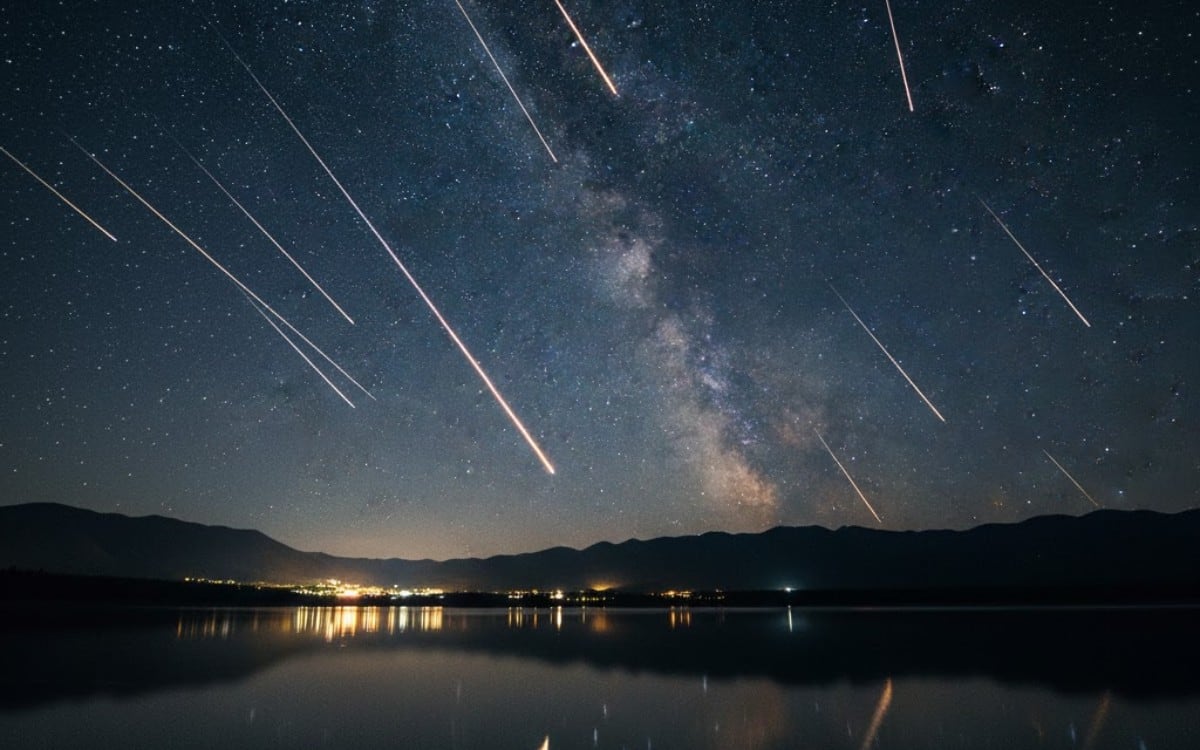 El 14 de marzo alcanzará su punto máximo la lluvia de meteoros Normínidas. (Imagen referencial creada por El Comercio MAG usando la IA de "Perplexity")