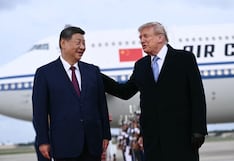Xi Jinping llega a Estados Unidos y fue recibido por Donald Trump