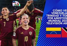 ¿Cómo ver Venezuela — Trinidad y Tobago por amistoso al Mundial 2026 en televisión abierta? Horarios y canales en directo online