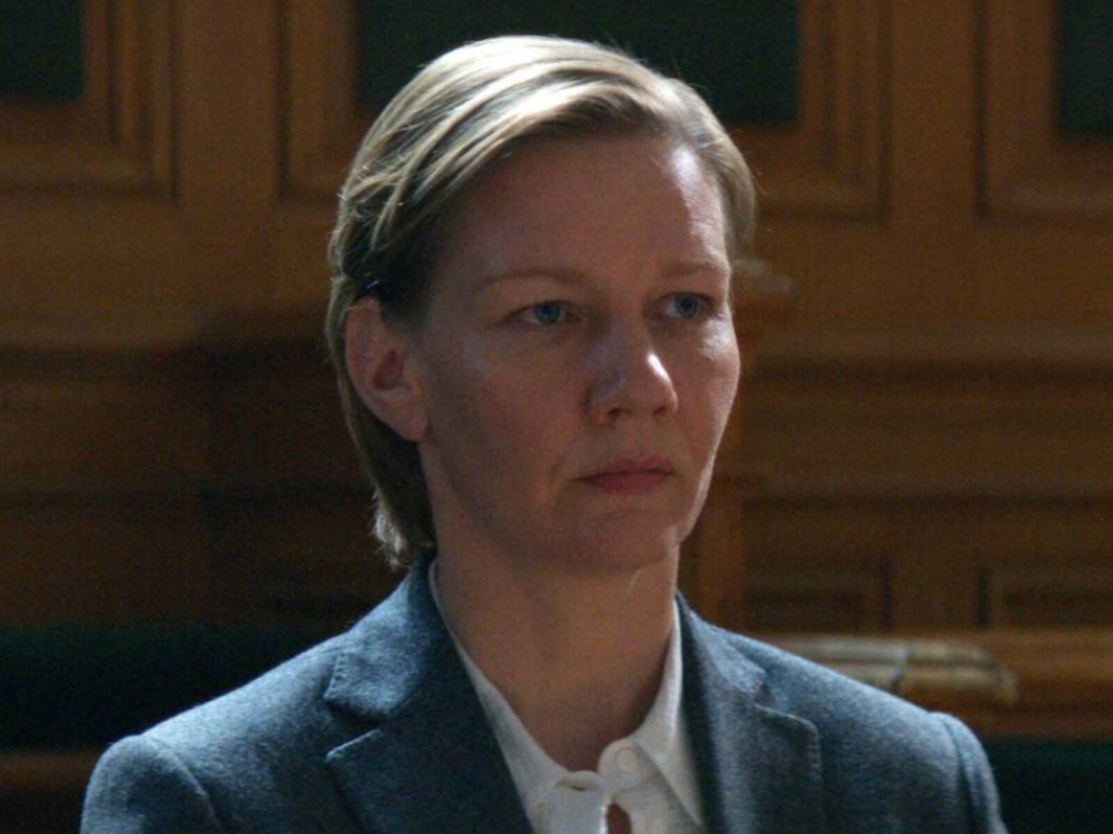 En "Anatomy of a Fall", Sandra Hüller asume el papel de Sandra Voyter, la protagonista enfrentada al desafío de probar su inocencia (Foto: Le Pacte)