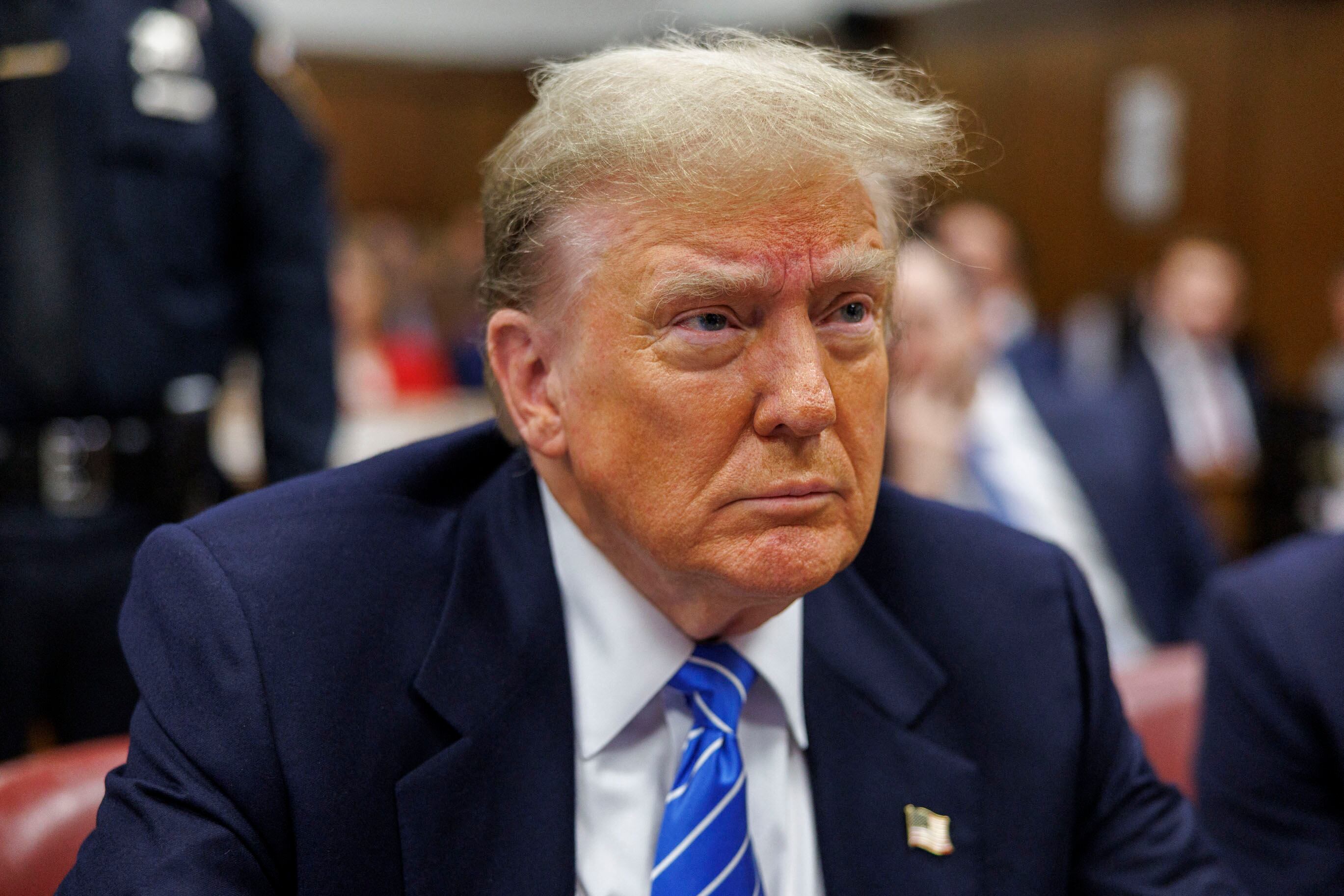 El ex presidente estadounidense Donald Trump. (Foto de SARAH YENESEL / PISCINA / AFP)