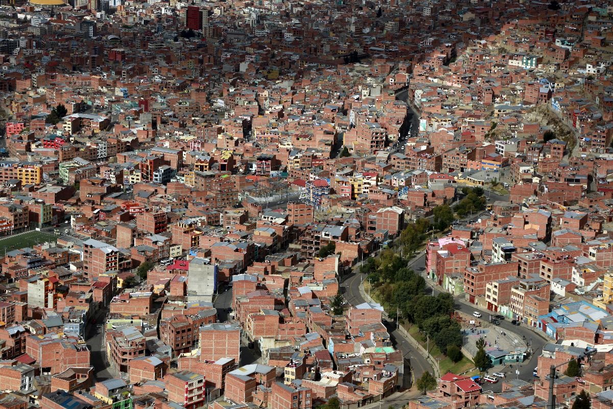 Casas residenciales en La Paz, Bolivia. Fotógrafo: Noah Friedman-Rudovsky/Bloomberg