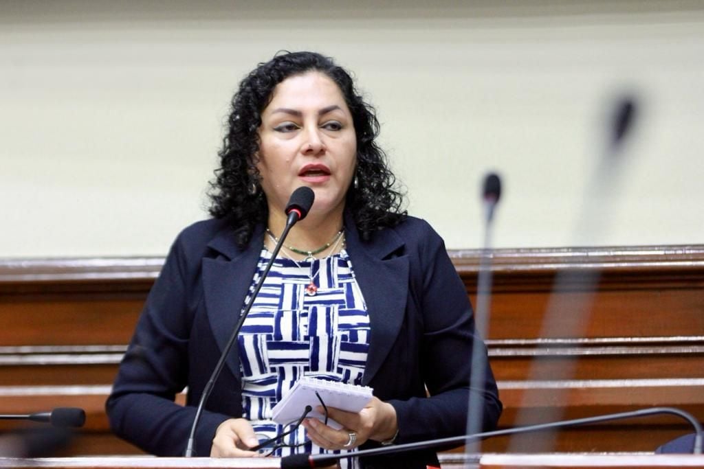 Karol Paredes, vicepresidenta de Avanza País, por su parte, mencionó que el partido atraviesa un proceso de consolidación. (Foto: Congreso)