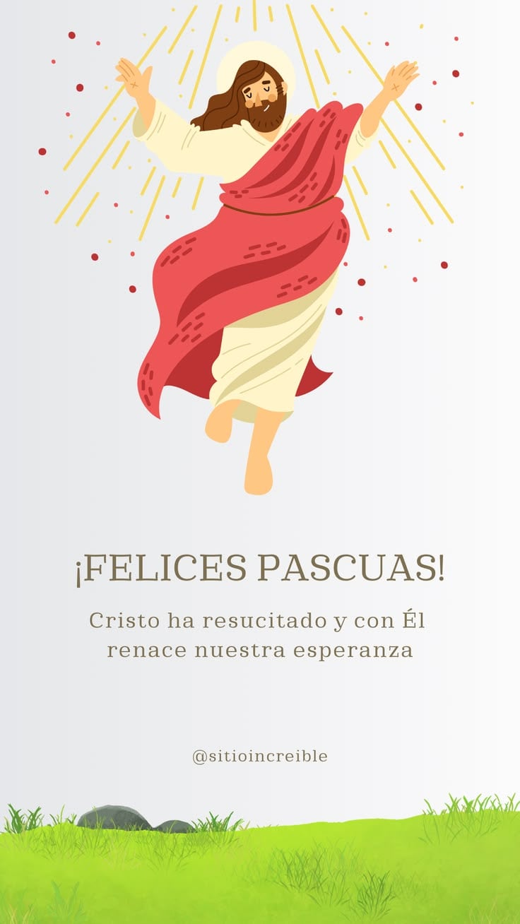 Selecciona cualquiera de estas 20 imágenes para celebrar un Feliz Domingo de Pascua 2026, conmemorando la resurrección de Jesucristo. (Foto: Pinterest)