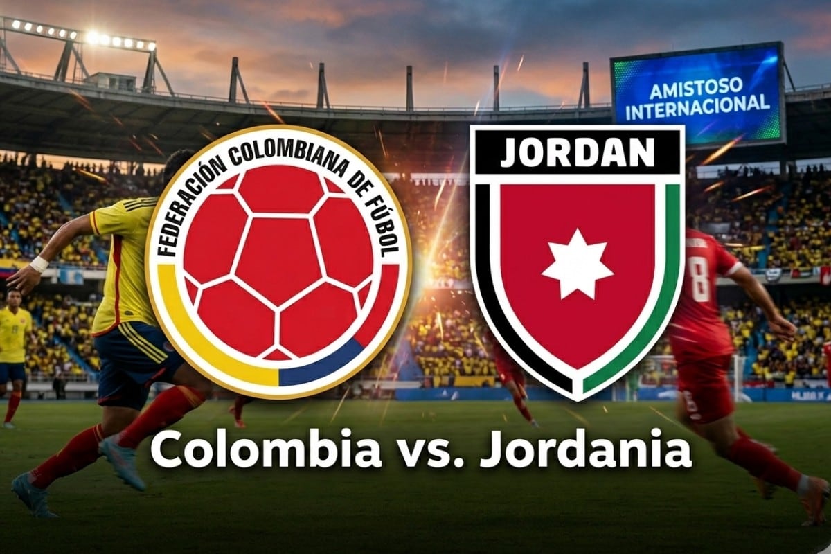 Colombia vs Jordania en vivo: horarios, transmisión online y canales del partido amistoso internacional en España, México, Latinoamérica y Estados Unidos. (Foto: Imagen creada por Mix usando Gemini)