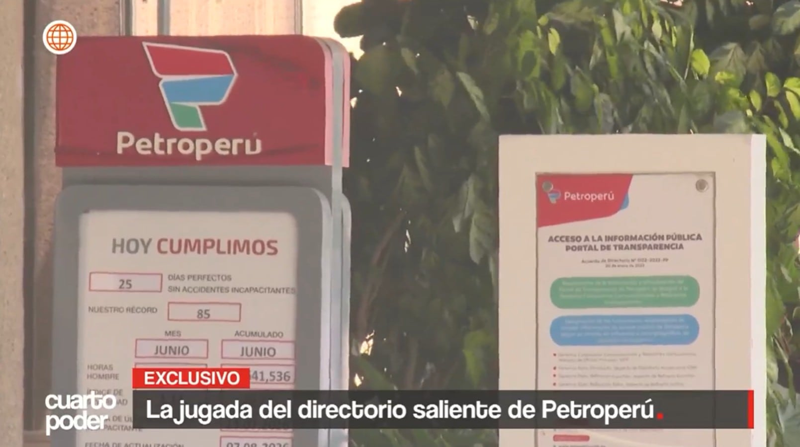 Petroperú: Directorio saliente habría acelerado reorganización antes de ser removido. Foto: América TV/Cuarto Poder