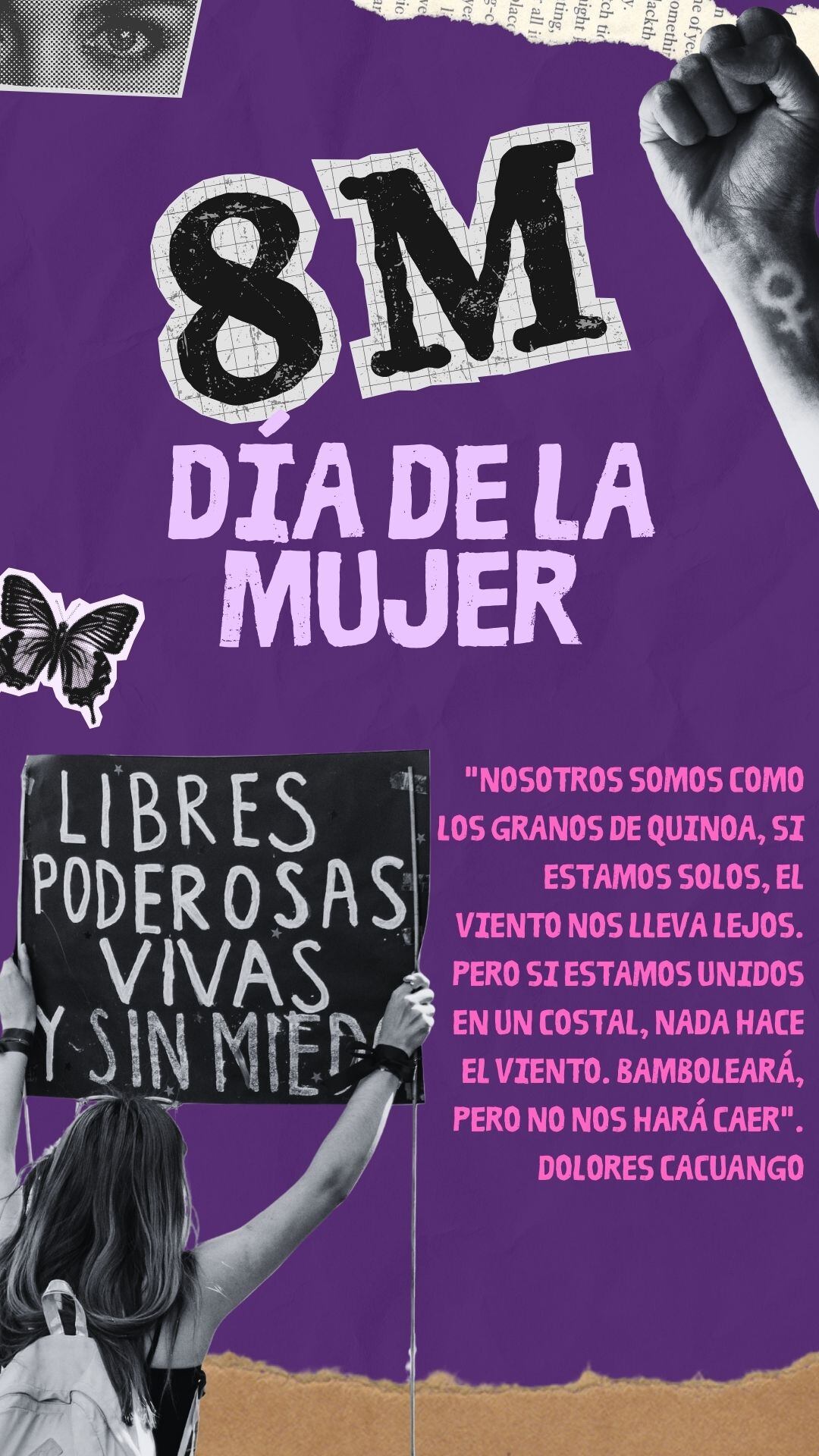 El Día Internacional de la Mujer se conmemora este sábado 8 de marzo en países como México, Estados Unidos, España y otras partes del mundo. (Foto: Canva.com / Noé Yactayo)