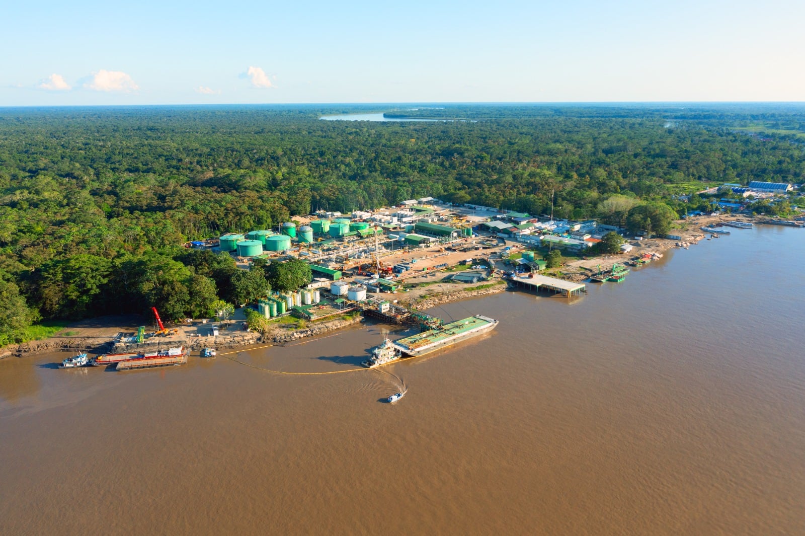 Operaciones de PetroTal en el Lote 95: la compañía evalúa ampliar la gestión de agua como parte de su próxima fase de inversión. Foto: PetroTal.