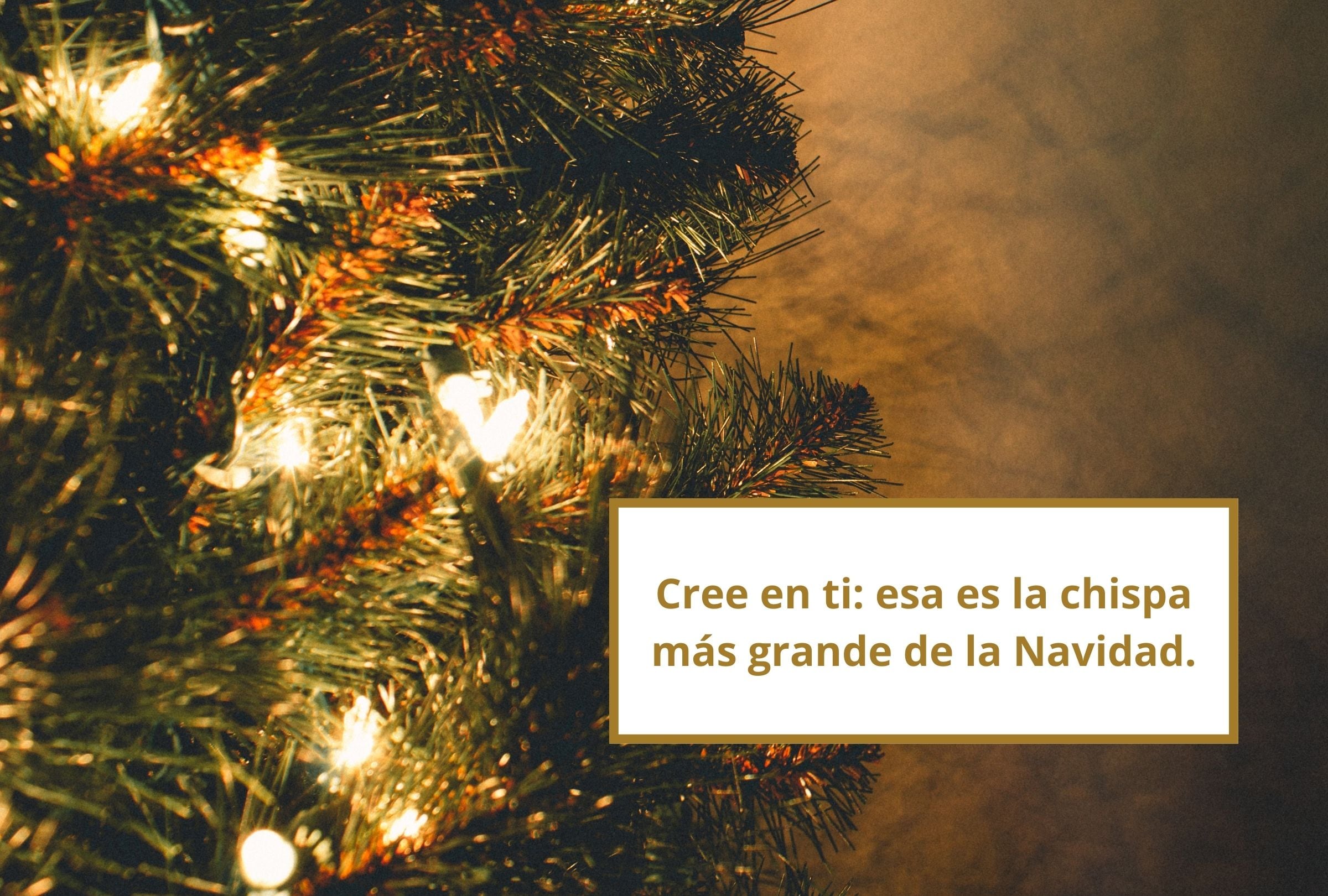 Cree en ti: esa es la chispa más grande de la Navidad. (Foto: Composición Gestión Mix)