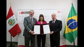Perú y Brasil firman acuerdos para profundizar las relaciones comerciales bilaterales