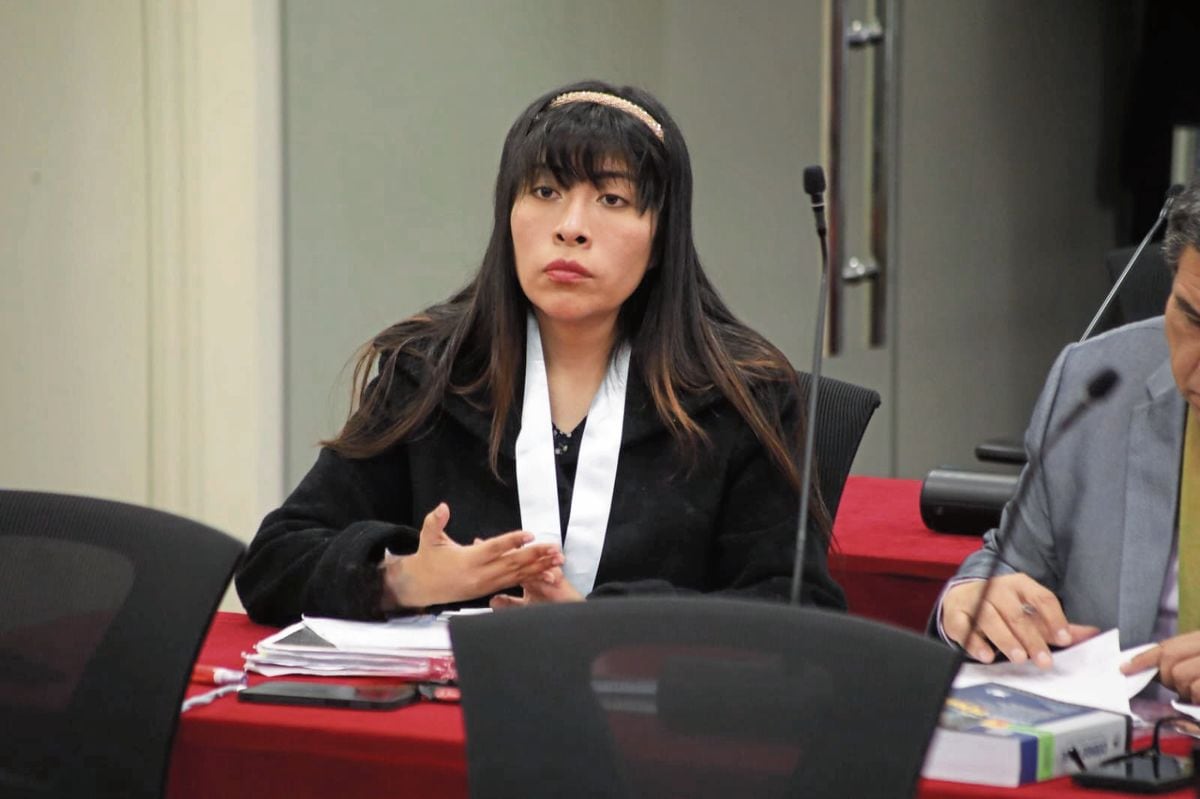 La ex primera ministra Betssy Chávez permanece asilada en la Embajada de México en Lima mientras se resuelve el pedido judicial para que se le conceda un salvoconducto que le permita salir del país. Foto: Andina.