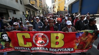 Mayor sindicato obrero de Bolivia confirma huelga contra retiro de subsidio a combustibles
