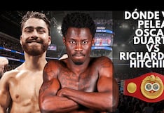 ¿Dónde ver pelea Óscar Duarte — Richardson Hitchins EN VIVO EN DIRECTO por boxeo en The Ring? Horarios y canales TV online