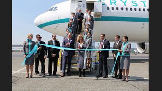 Crystal Cruises ahora ofrece un lujoso crucero aéreo en un Boeing 777