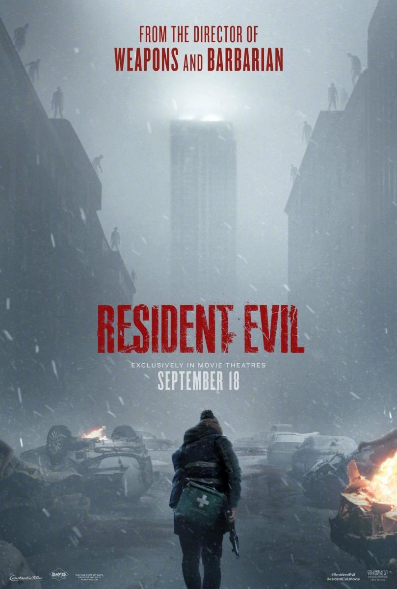 El póster de "Resident Evil", película del director Zach Cregger que se desarrolla a lo largo de 95 minutos de metraje (Foto: Vertigo Entertainment / Constantin Film / PlayStation Productions / Sony Pictures)