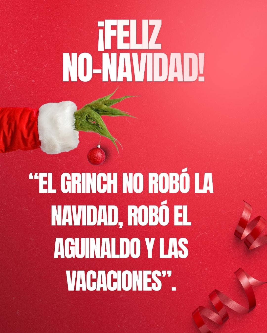 ESTADOS UNIDOS, 25/12/2025.- Mi villano favorito no es el Grinch, es el que pregunta “¿y para cuándo los hijos?”. FOTO DE CANVA.COM