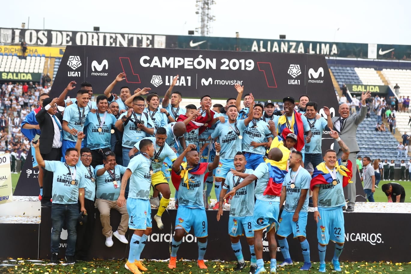 Deportivo Binacional volverá a la primera división del fútbol peruano en 2027. Tiene un título nacional en su palmaré, ganado en 2019. Foto: GEC