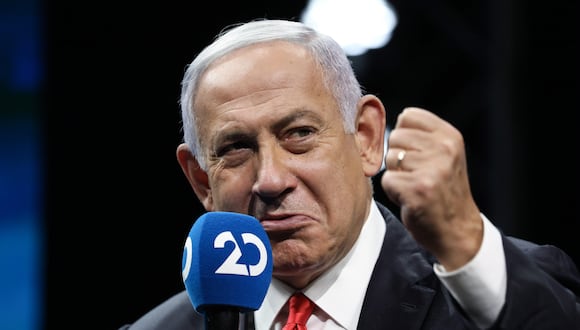 El sábado, Netanyahu exhortó a Gantz a no irse del gobierno de emergencia en tiempos de guerra. AP