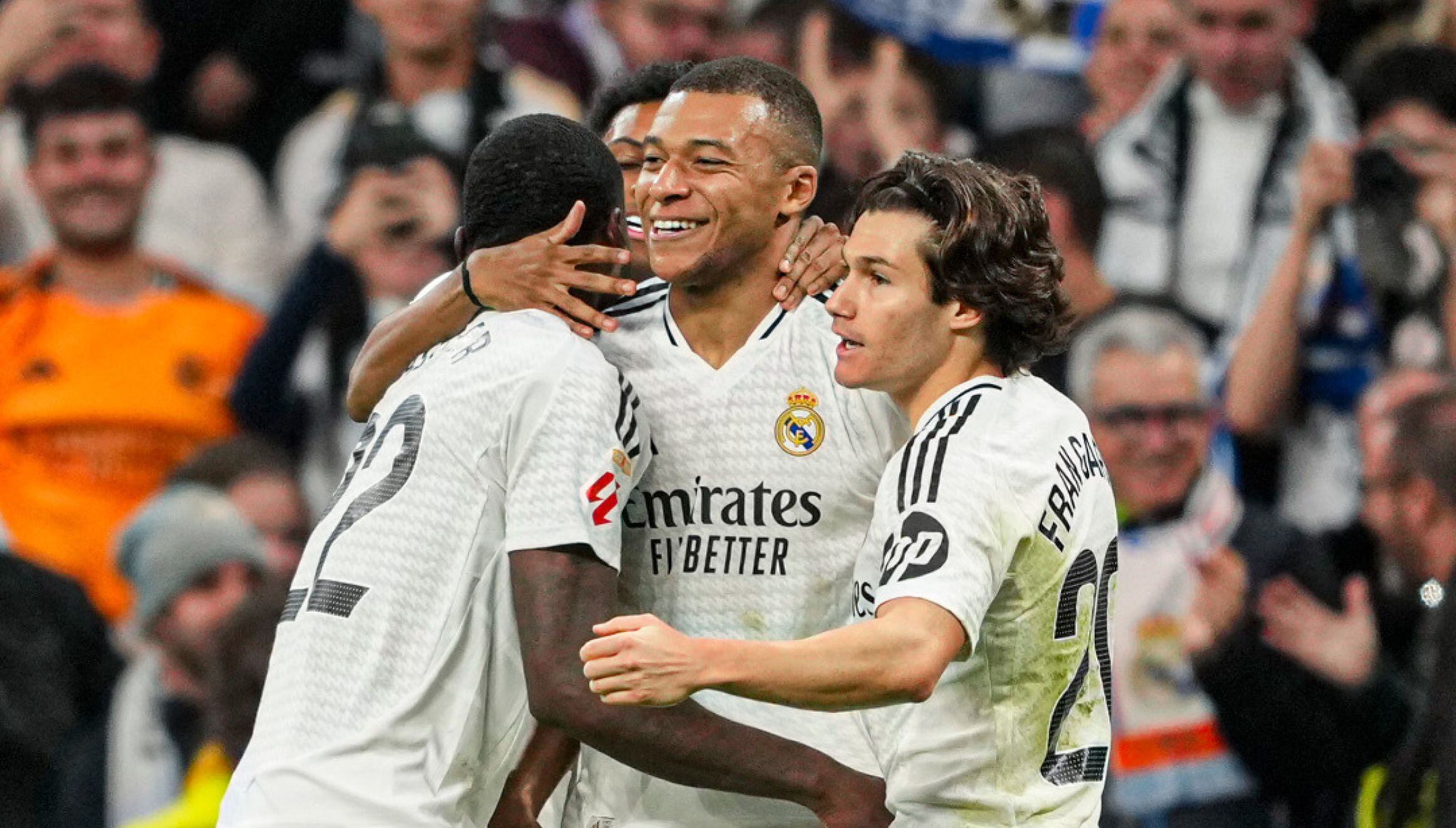 Real Madrid venció 2-0 a Getafe por la Jornada 15 de LaLiga EA Sports 2024-25. Jude Bellingham, de penal, y Kylian Mbappé marcaron los goles de los merengues en el encuentro disputado en el estadio Santiago Bernabéu.