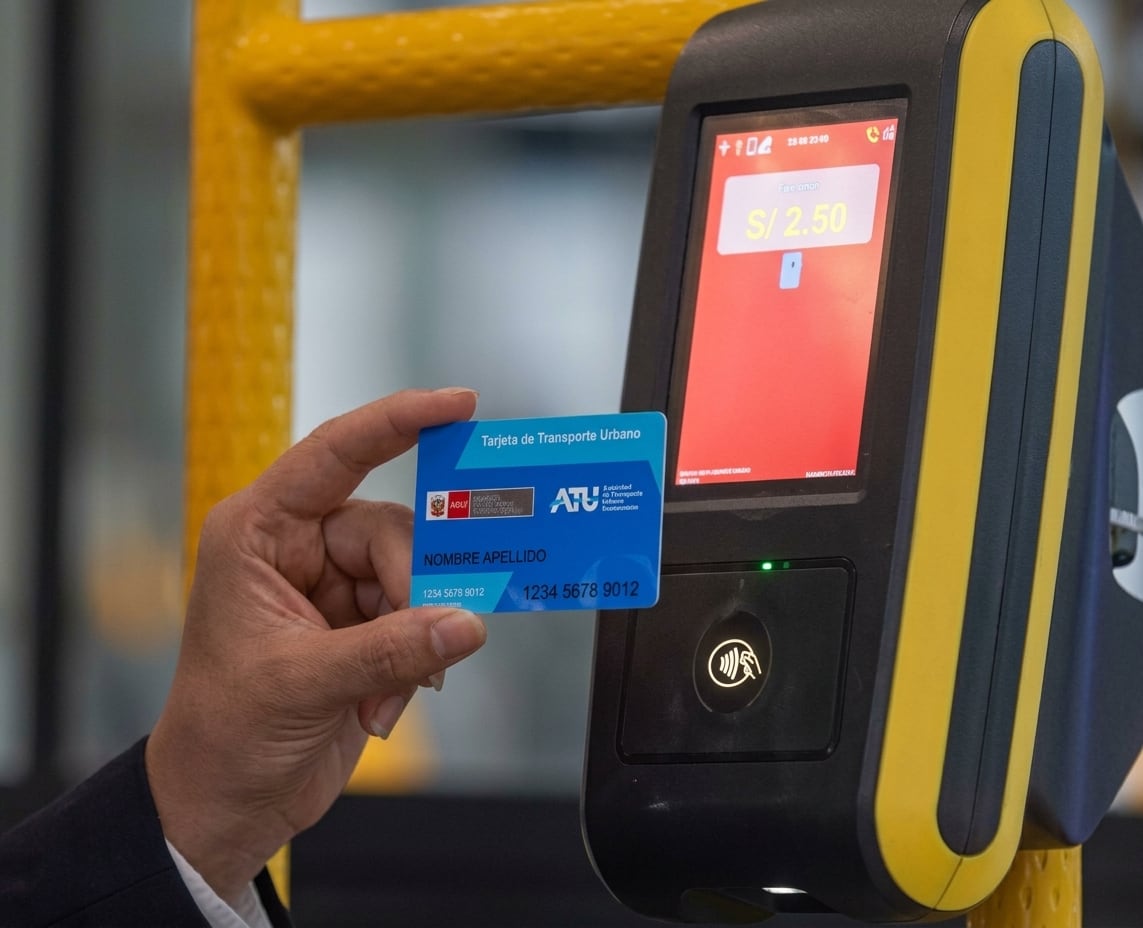 ATU impulsa tarjeta interoperable en lineas de transporte de Lima. Foto: ATU