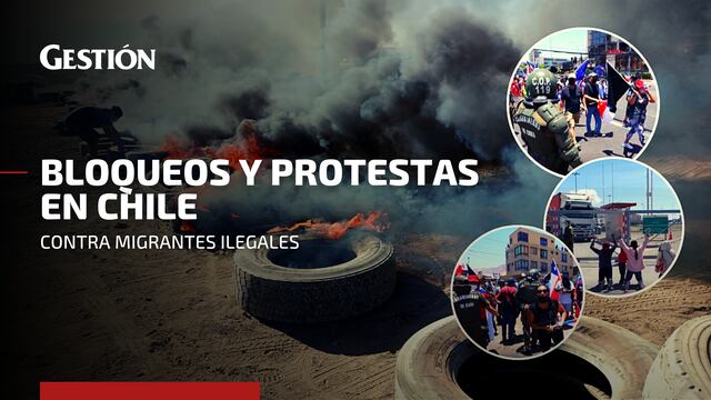 Chile: Bloqueo de rutas y protestas contra migrantes ilegales al país