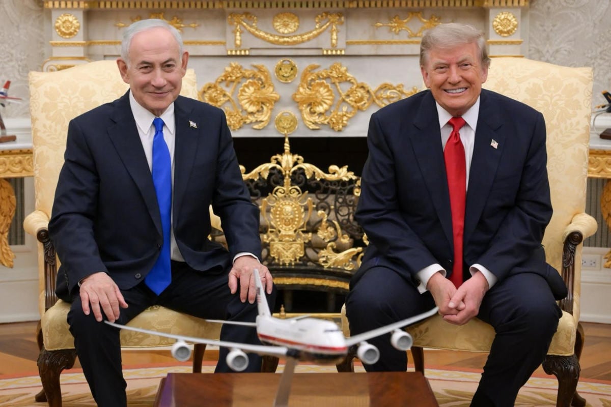 El mandatario israelí, presionado por sus aliados de extrema derecha, llevaba más de una semana elevando las críticas hacia el plan anunciado por Trump. Foto: EFE/ @netanyahu