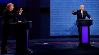 Trump y Biden se enfrentan en un último debate bajo una tensión máxima antes de elecciones 