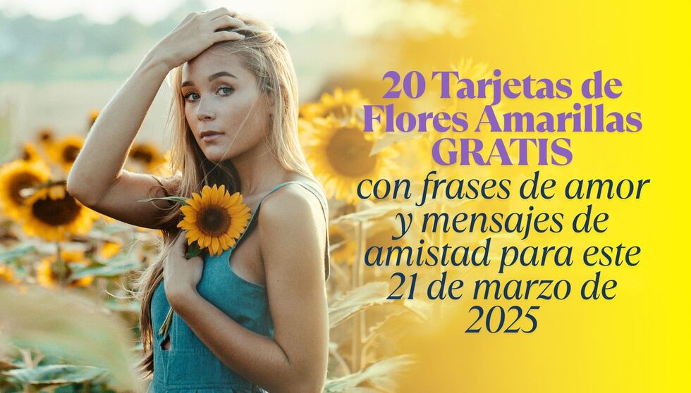 Descarga tarjetas GRATIS de flores amarillas con frases de amor y amistad. Celebra el 21 de marzo de 2025 con mensajes especiales por motivo de la llegada de la primavera en México. | Foto de Blake Cheek en Unsplash / Composición Gestión Mix