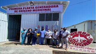 Shougang Hierro Perú donó primera planta de oxígeno en beneficio de la población Marcona