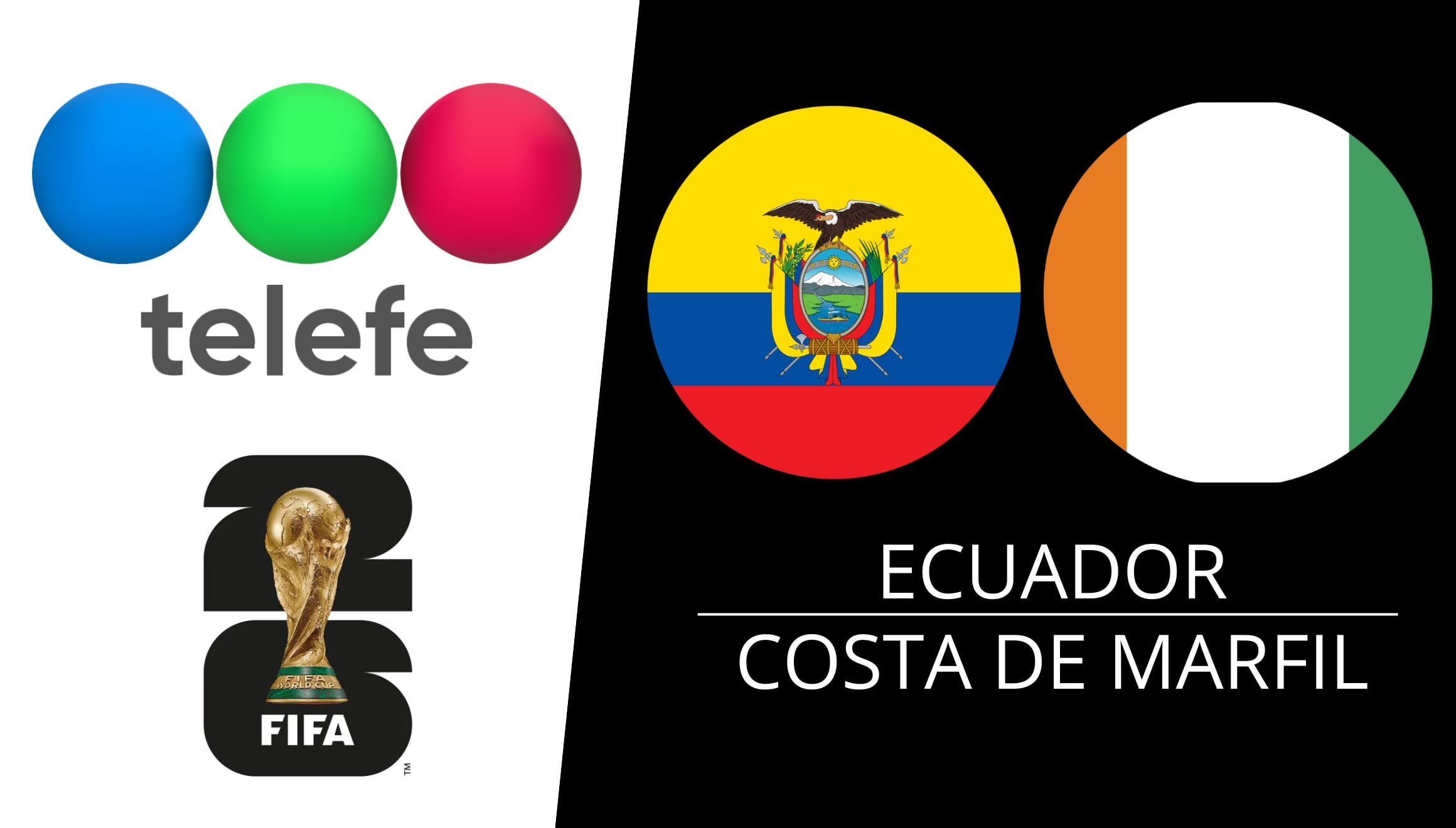 MiTelefe transmite la cobertura del partido Ecuador vs. Costa de Marfil este domingo 14 de junio por la primera jornada del grupo E de la Copa Mundial 2026 desde Filadelfia. (Foto: Gestión Mix)