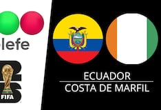 Mi Telefe EN VIVO por Internet — cómo ver partido Ecuador vs. Costa de Marfil en TV abierta y Fútbol Online en Argentina