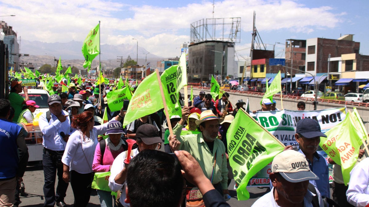 Nuevamente se realizan protestas en Tía María, Islay (Arequipa), a modo de rechazo al proyecto Tía María. Decenas de vehículos se encuentran en la carretera inmovilizados por bloqueos. Foto: referencial / Archivo GEC