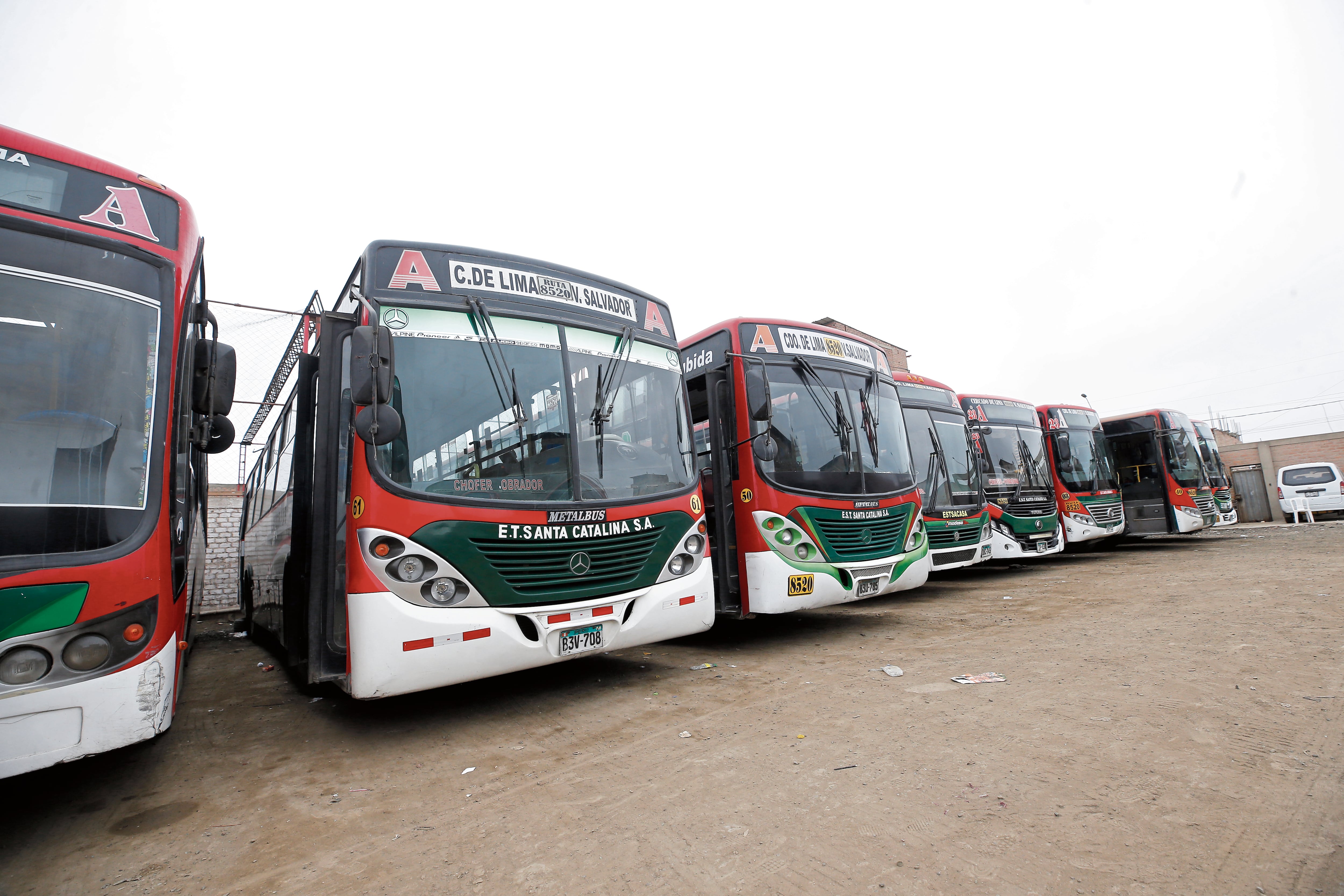 Empresas de transporte. (Foto: Difusión)