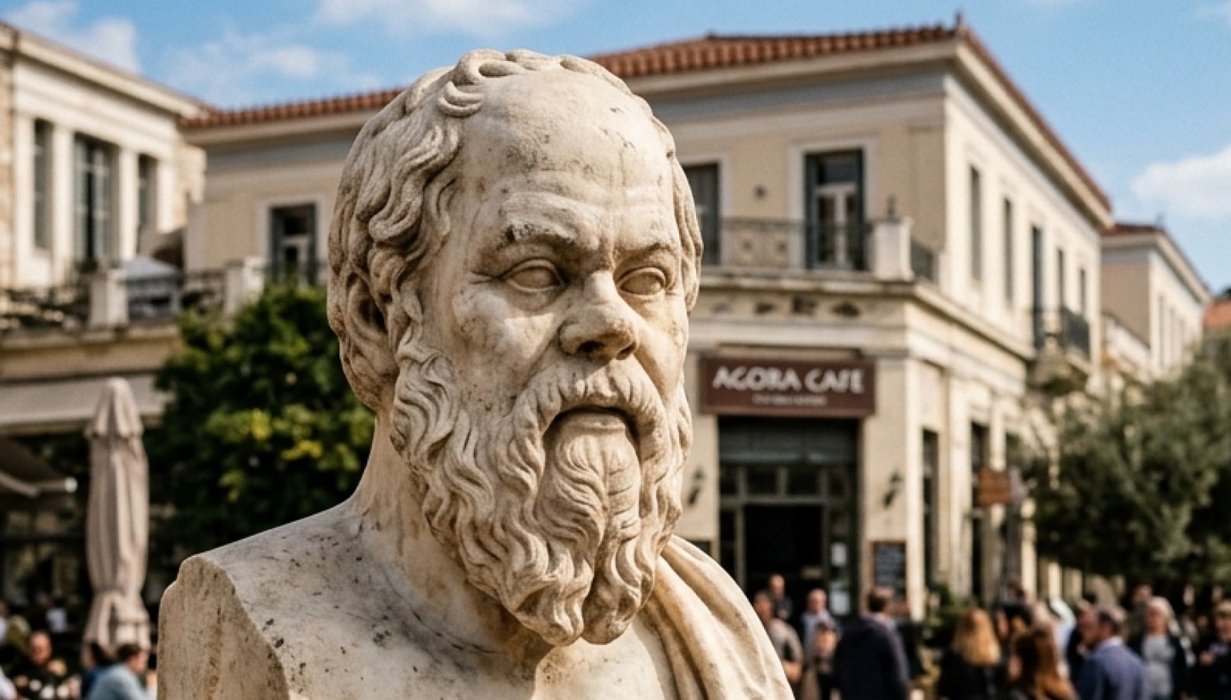 La reflexión de Sócrates resalta el valor de vivir con una conciencia tranquila. | Crédito: Imagen referencial creada por Gestión MIX usando la IA de Gemini