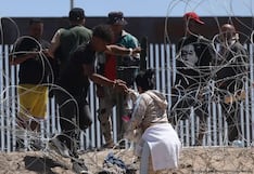 Migrantes cruzan frontera norte para pedir asilo en Estados Unidos