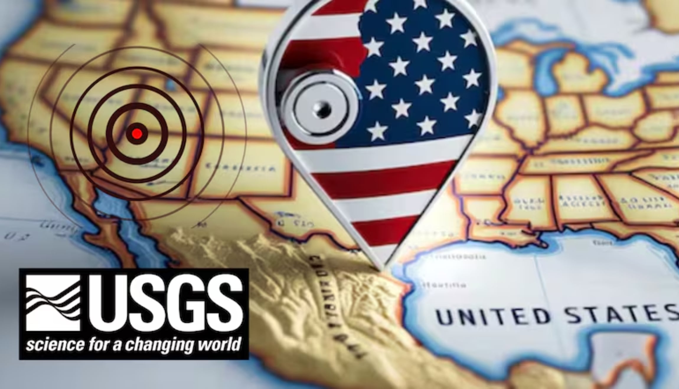 Consulta cuál fue el último temblor en Estados Unidos según el reporte del USGS, para este viernes 13 de marzo de 2026, con la hora exacta, magnitud y epicentro. (Foto: Imagen creada por Gestión Mix)