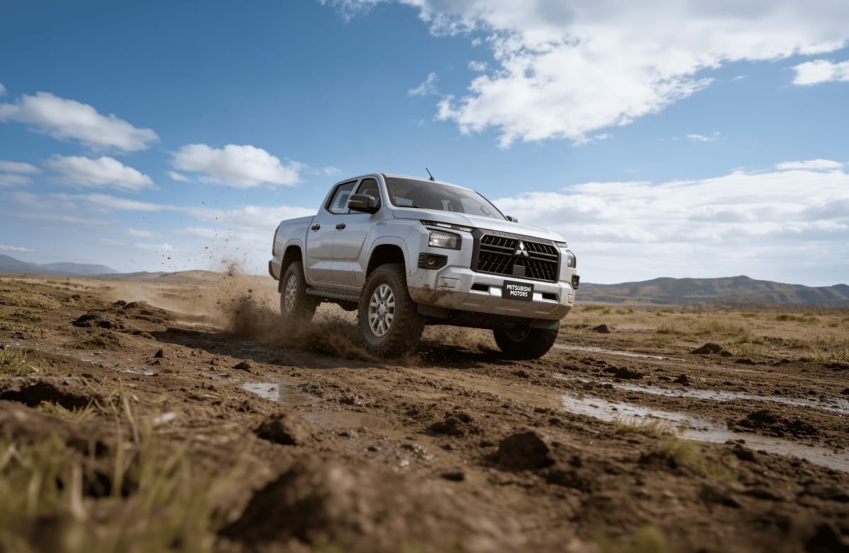 L200 es el modelo que representa alrededor del 40% del portafolio de la marca. En la imagen, la L200 GLX AT. Foto: Mitsubishi Motors Perú.