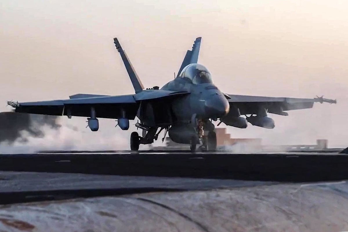 El sobrevuelo de los cazas se enmarca en la operación Lanza del Sur. Foto referencial. (DVIDS / AFP)