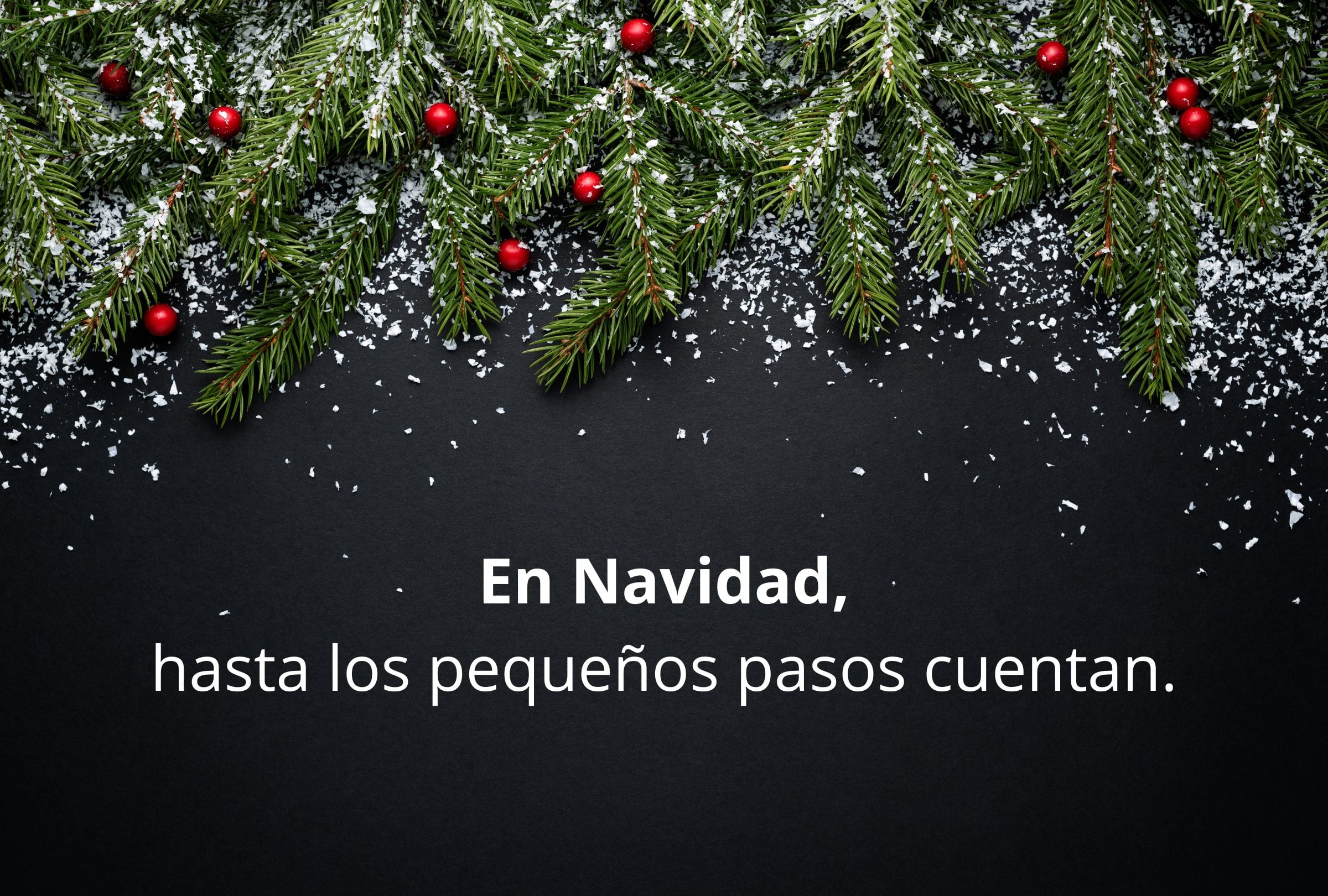 En Navidad, hasta los pequeños pasos cuentan. (Foto: Composición Gestión Mix)