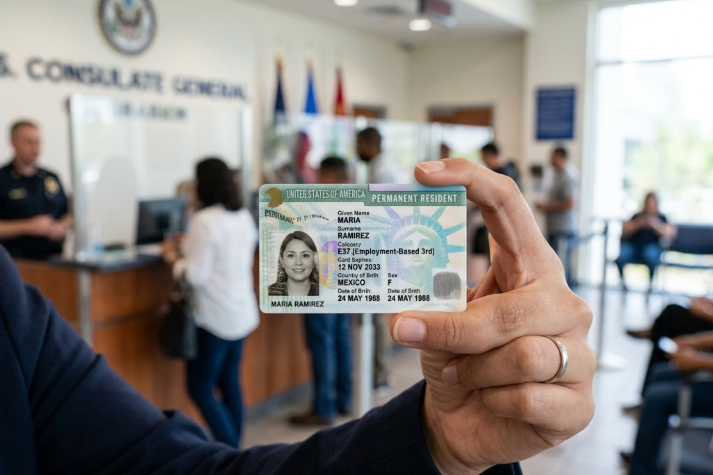 La medida apunta a no inmigrantes que llegaron con visas temporales o sin admisión formal (Foto: Imagen creada por El Comercio MAG usando Gemini / Imagen referencial no válida legalmente, solo usada con fines educativos)