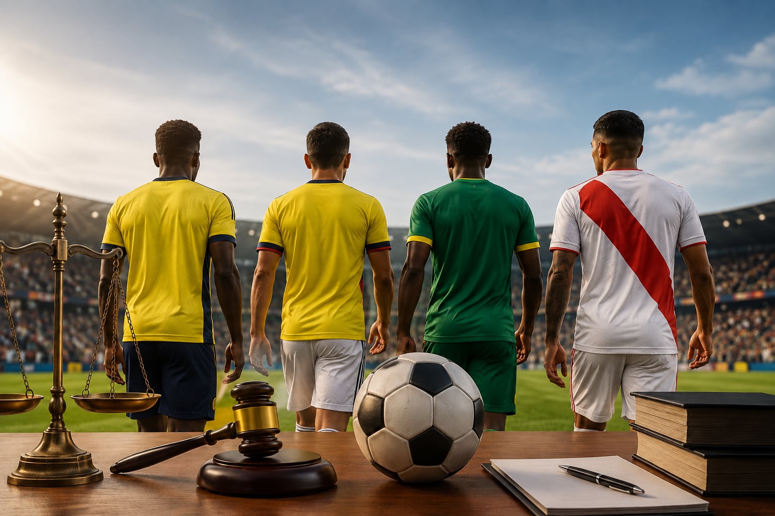Fútbol y Comunidad Andina. Fuente: Elaborado con IA, ChatGPT, para diario Gestión